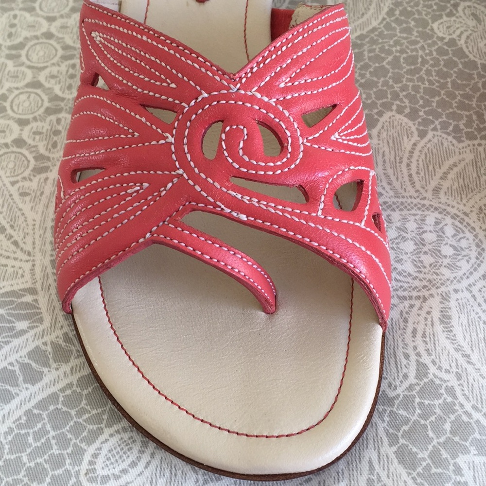 Cole Haan pink sandals.
